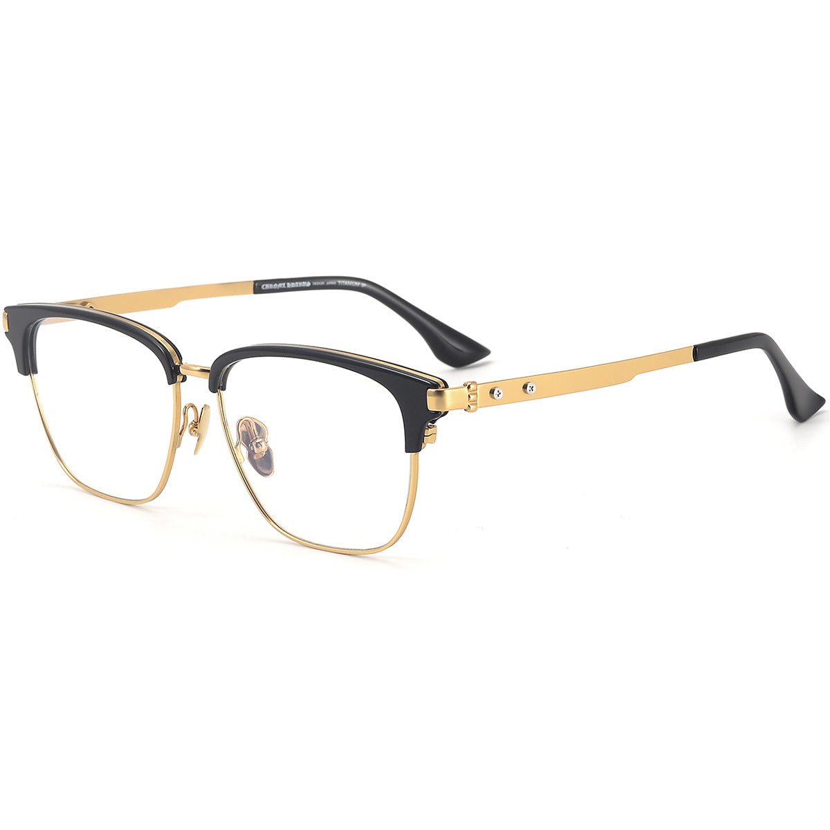 Browline Glasses EF1147 - Wide Frames for Men with Larger Heads