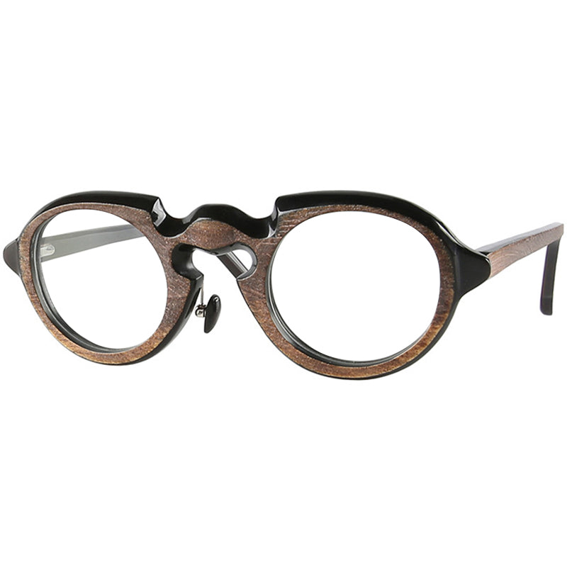 Buffalo Horn Round Glasses NJ1068