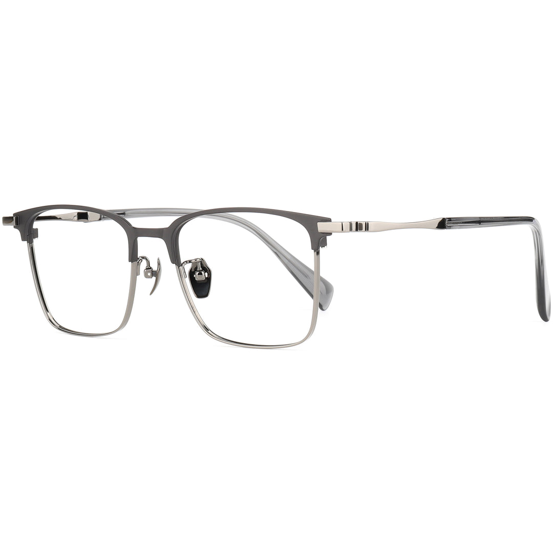Browline Glasses EF1182 - Wide Frames For Men With Larger Heads