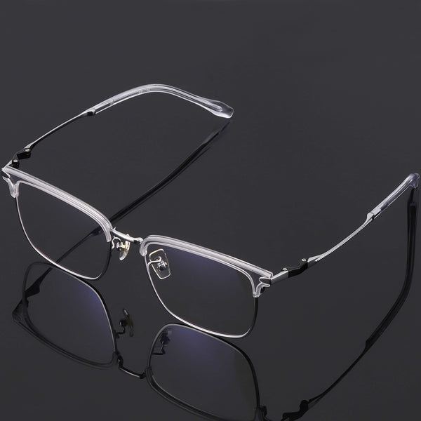 Browline Glasses EF1066 - Wide Frames For Men With Larger Heads