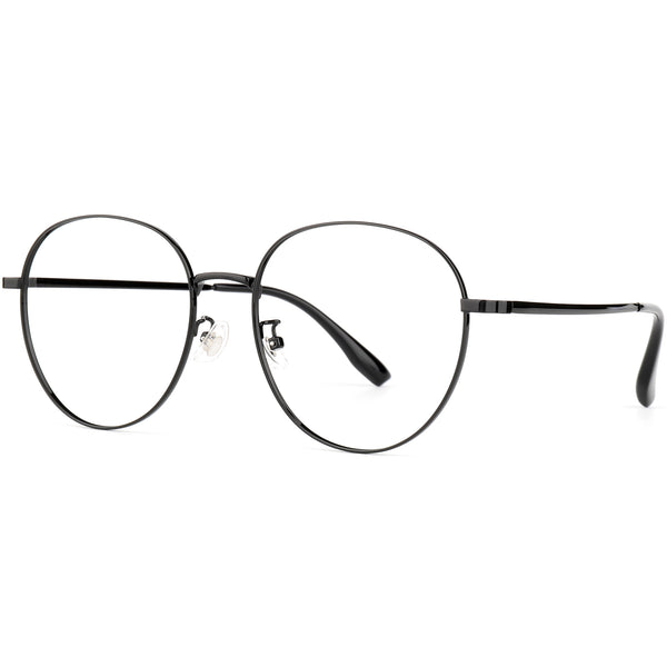 Round Glasses EF1145 - Wide Frames for Men with Larger Heads