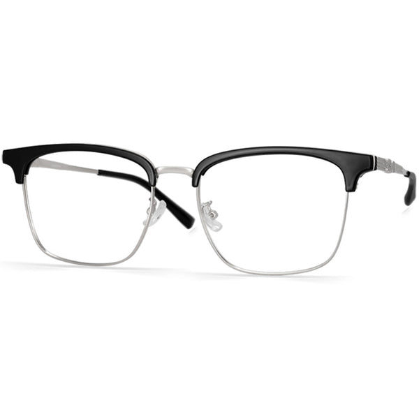 Browline Glasses EF1012 - Wide Frames for Men with Larger Heads