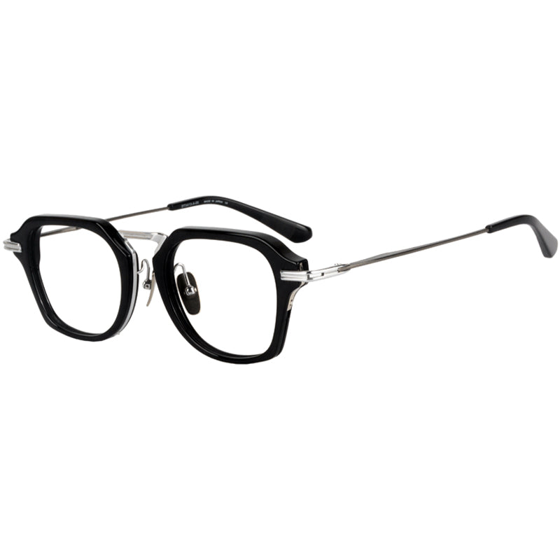 Square Glasses EF1016 - Wide Frames for Men with Larger Heads