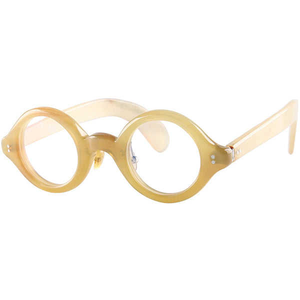 Buffalo Horn Round Glasses NJ1072