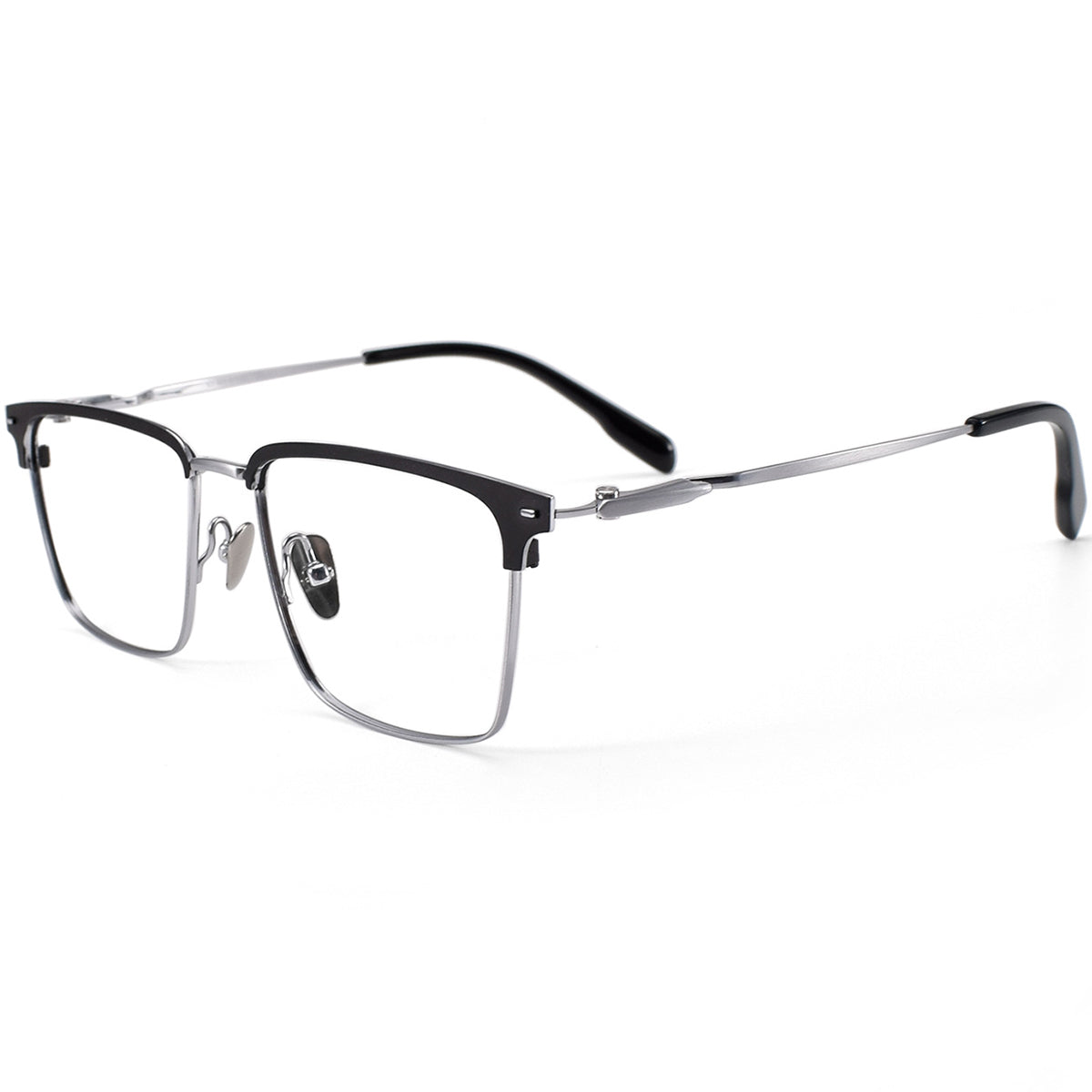 Browline Glasses EF1123 - Wide Frames for Men with Larger Heads