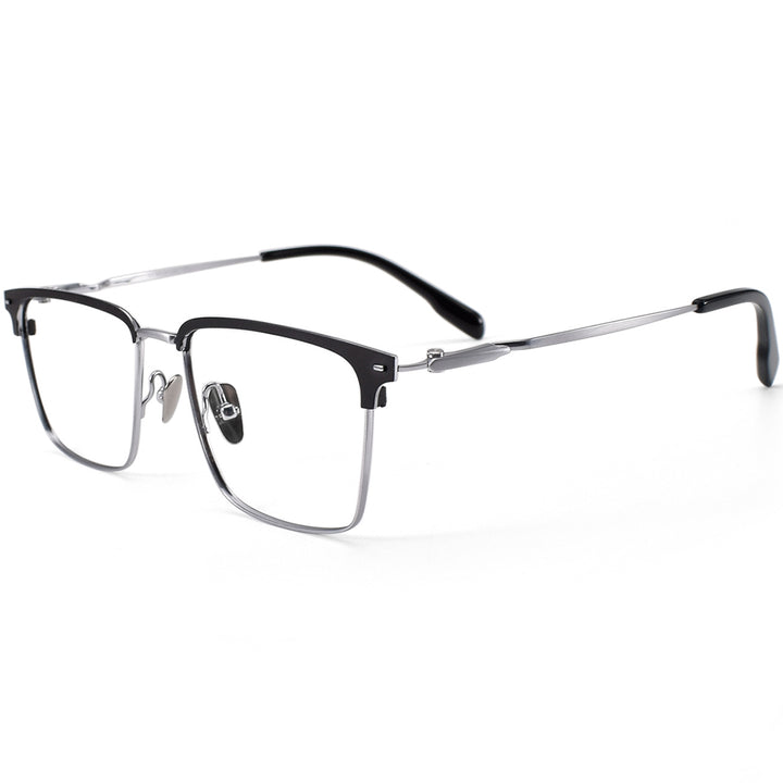Browline Glasses EF1123 - Wide Frames for Men with Larger Heads