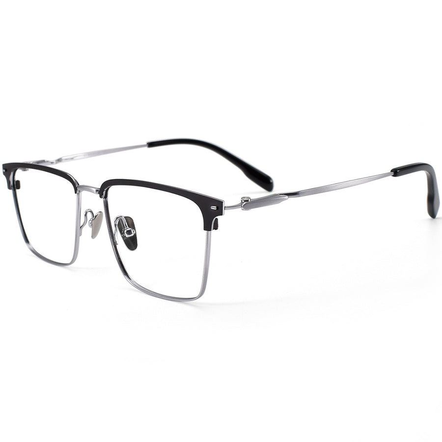 Browline Glasses EF1123 - Wide Frames for Men with Larger Heads