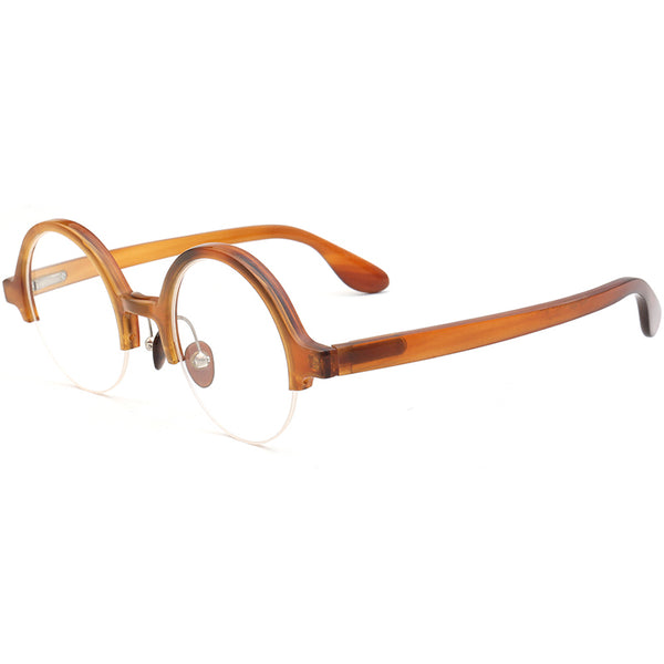Buffalo Horn Round Glasses NJ1001