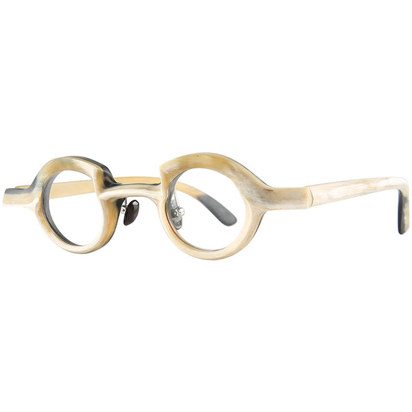 Buffalo Horn Round Glasses NJ1069