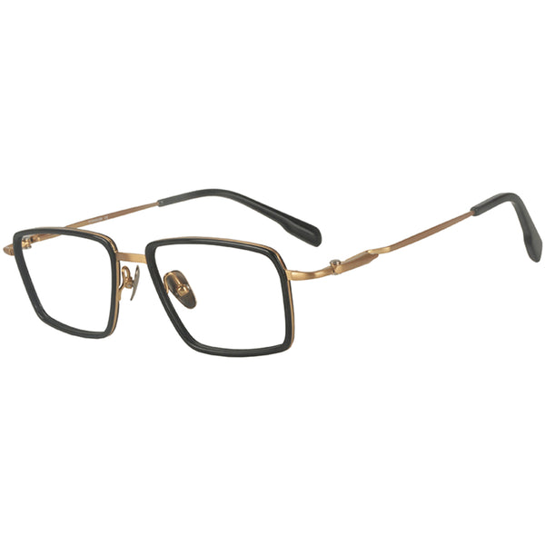 Rectangle Glasses EF1102 - Wide Frames for Men with Larger Heads