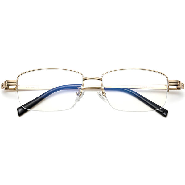 Rectangle Glasses EF1080 - Wide Frames For Men With Larger Heads