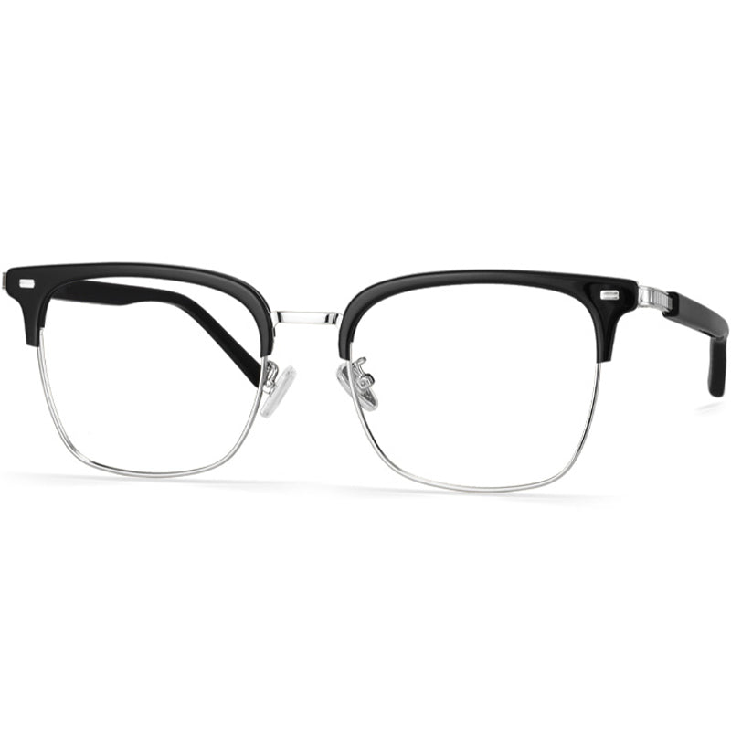 Browline Glasses A3905 - Wide Frames for Men with Larger Heads