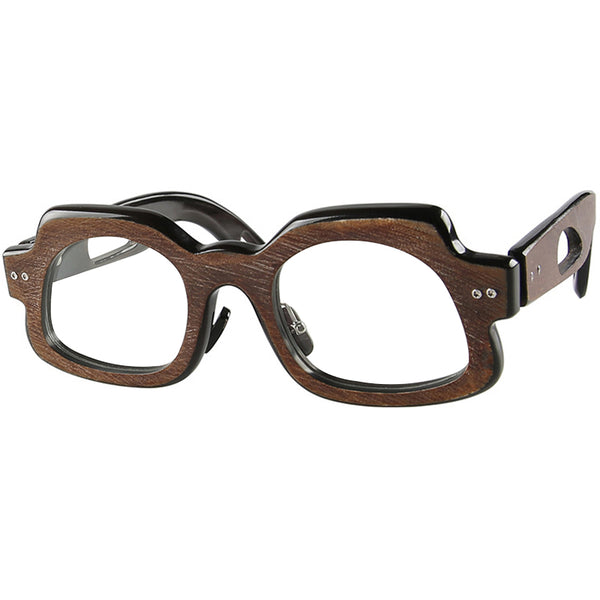 Buffalo Horn Geometric Glasses NJ1048