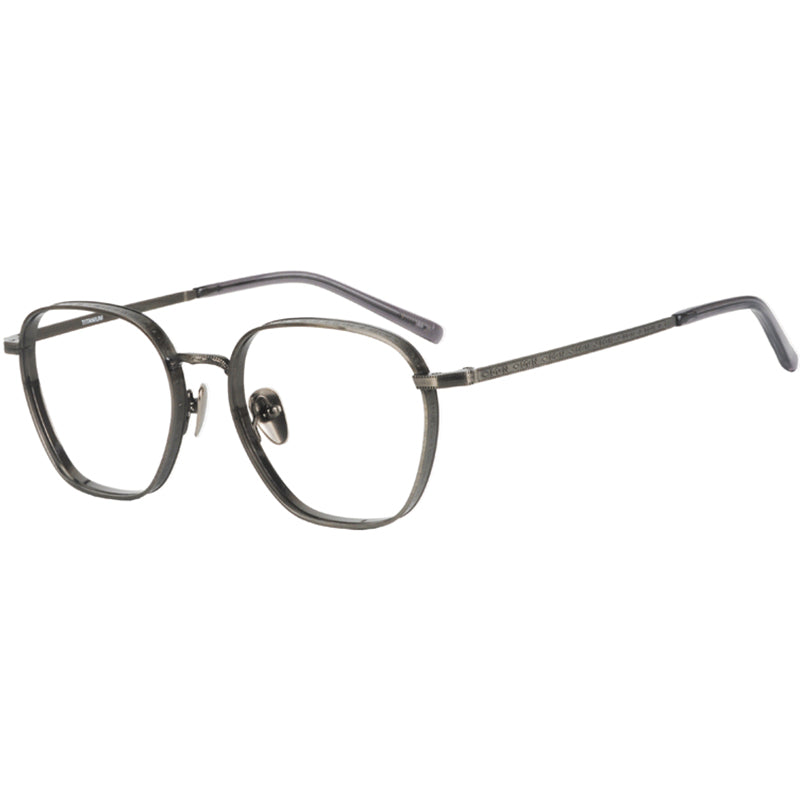 Square Glasses EF1017 - Wide Frames for Men with Larger Heads
