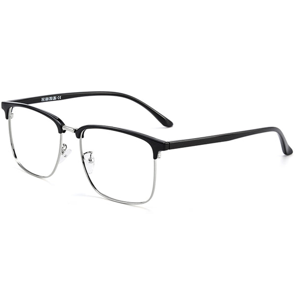 Browline Glasses EF1042 - Wide Frames for Men with Larger Heads