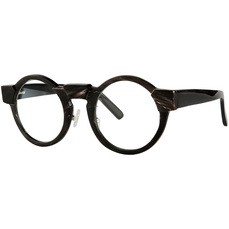 Buffalo Horn Round Glasses NJ1172
