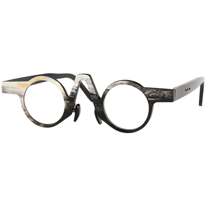 Buffalo Horn Round Glasses NJ1156