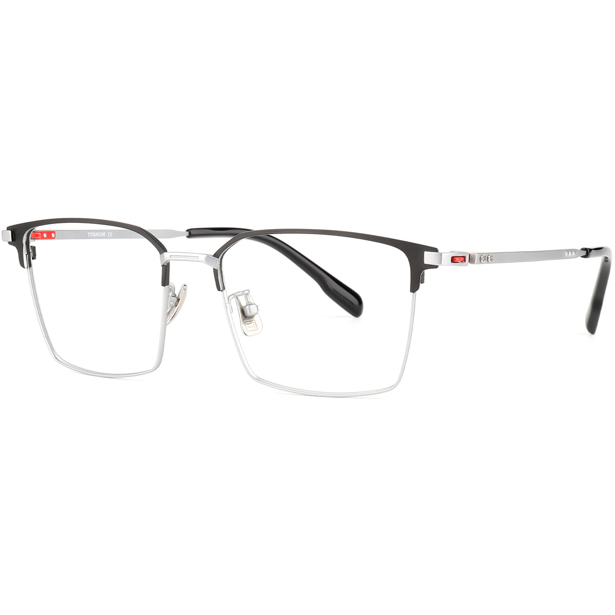 Square Glasses EF1180 - Wide Frames For Men With Larger Heads