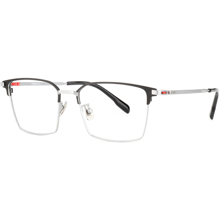 Square Glasses EF1180 - Wide Frames For Men With Larger Heads