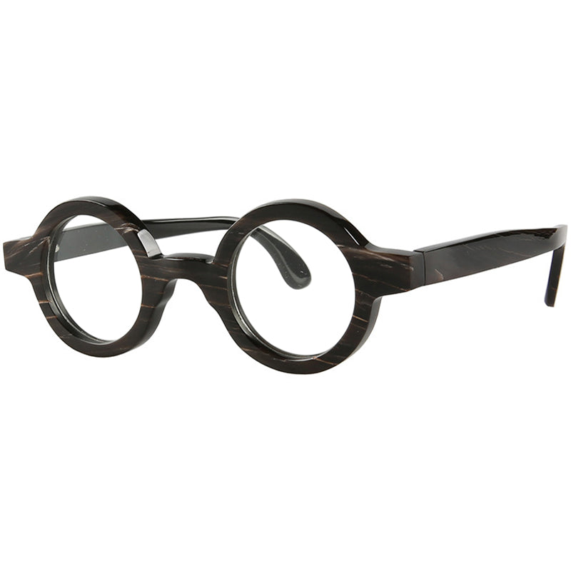 Buffalo Horn Round Glasses NJ1112