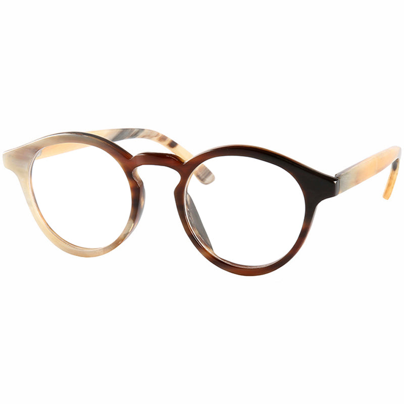 Buffalo Horn Round Glasses NJ1164