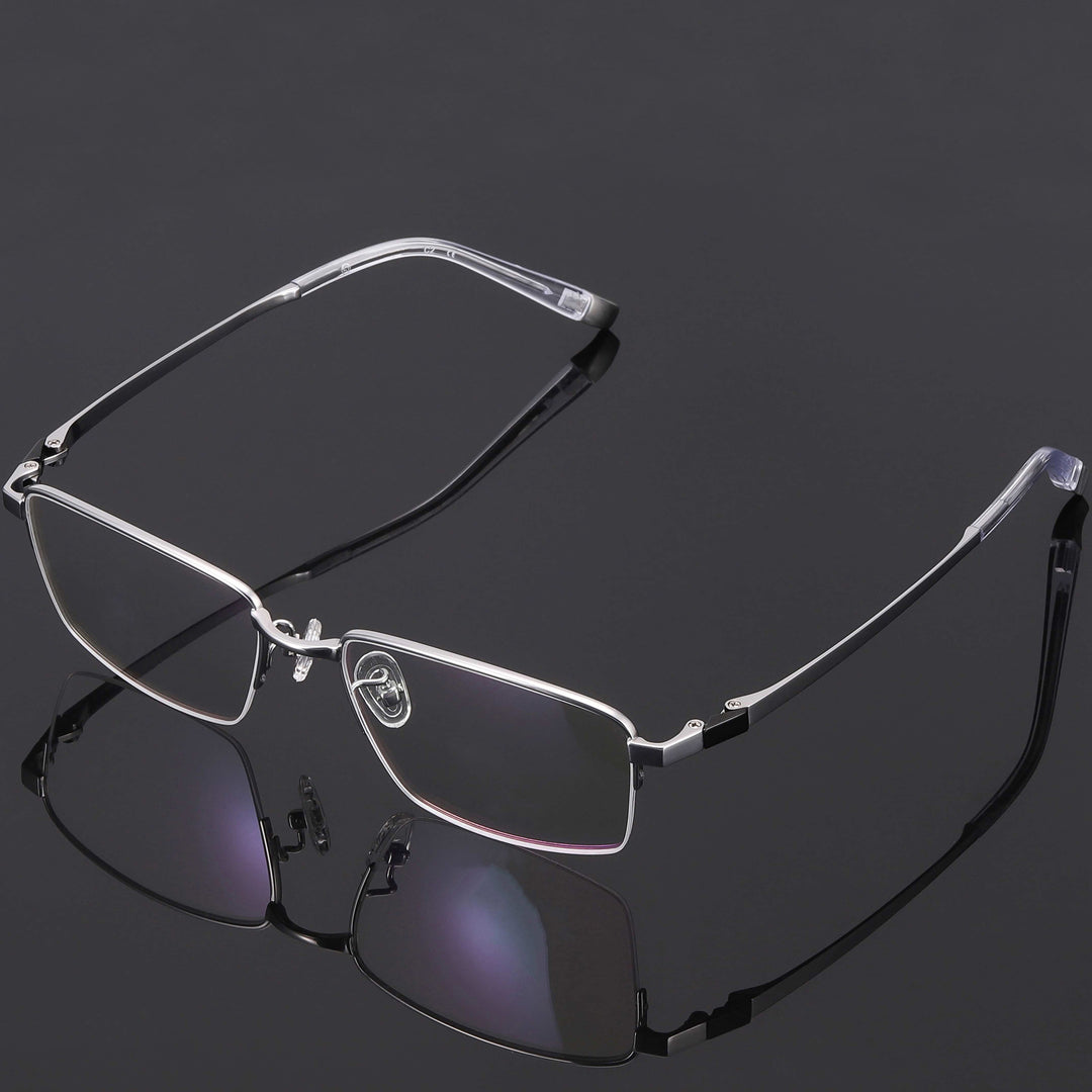 Rectangle Glasses EF1063 - Wide Frames For Men With Larger Heads