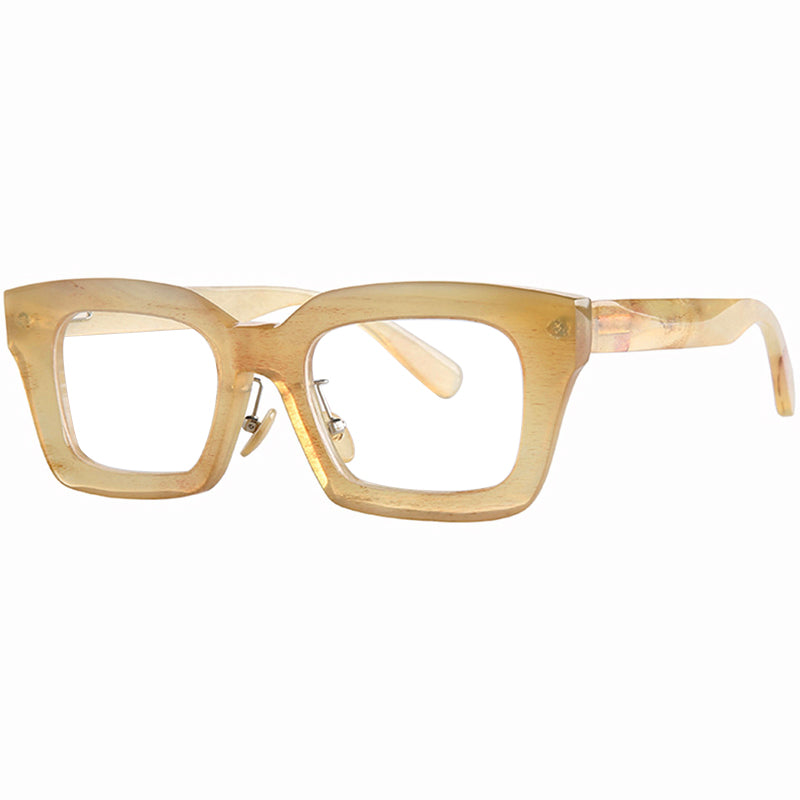 Buffalo Horn Square Glasses NJ1177