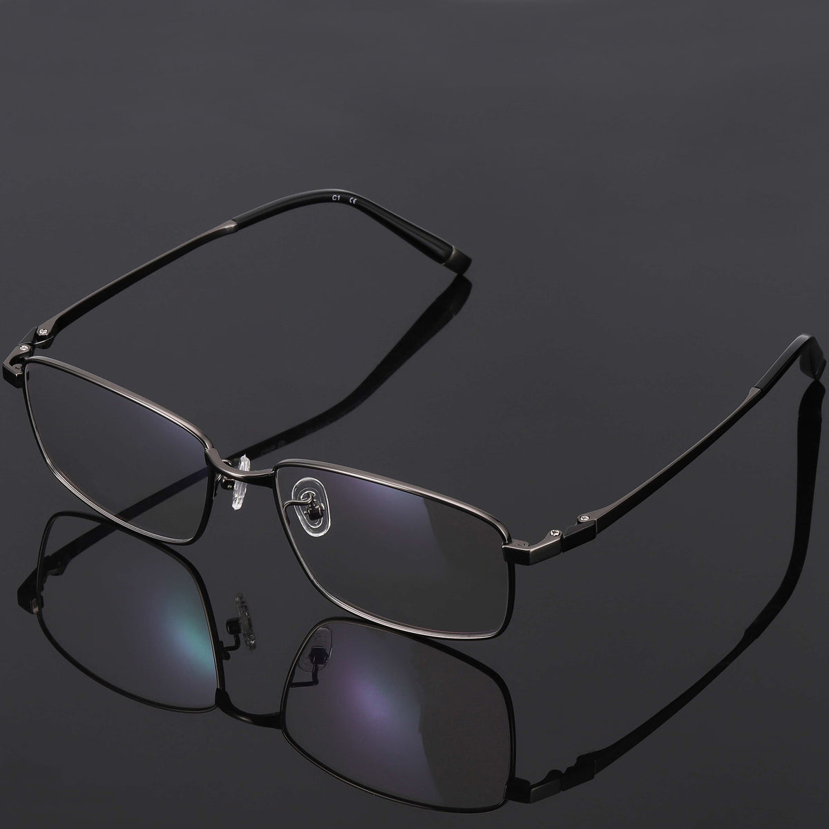 Rectangle Glasses EF1062 - Wide Frames For Men With Larger Heads