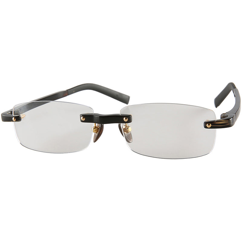 Buffalo Horn Rectangle Glasses NJ1065