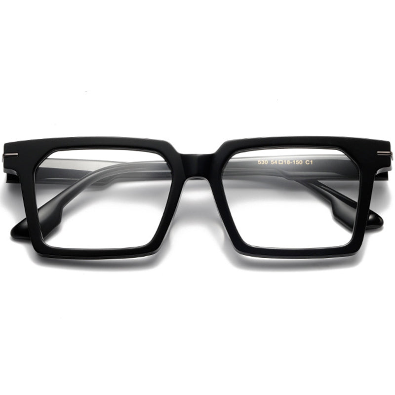 Square Glasses HT1003 - Wide Frames For Men With Larger Heads