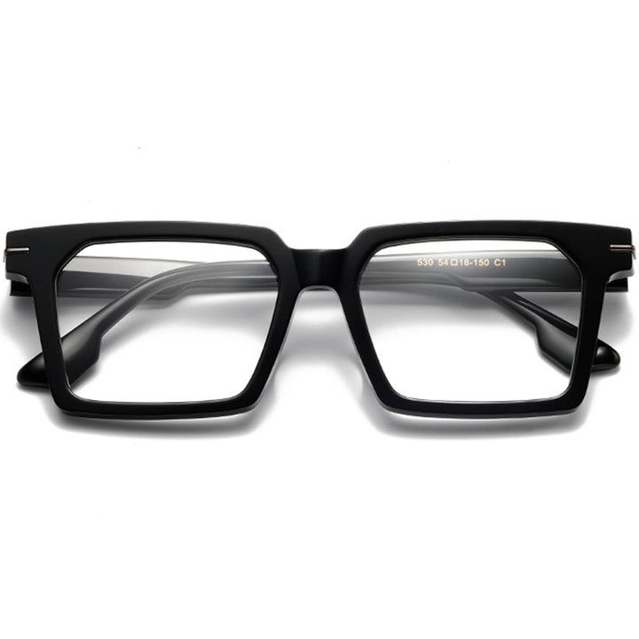 Square Glasses HT1003 - Wide Frames For Men With Larger Heads