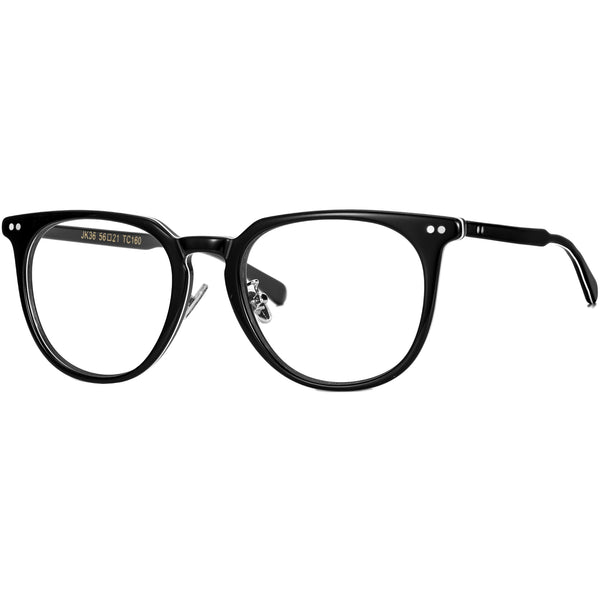 Round Glasses A1172 - Wide Frames for Men with Larger Heads
