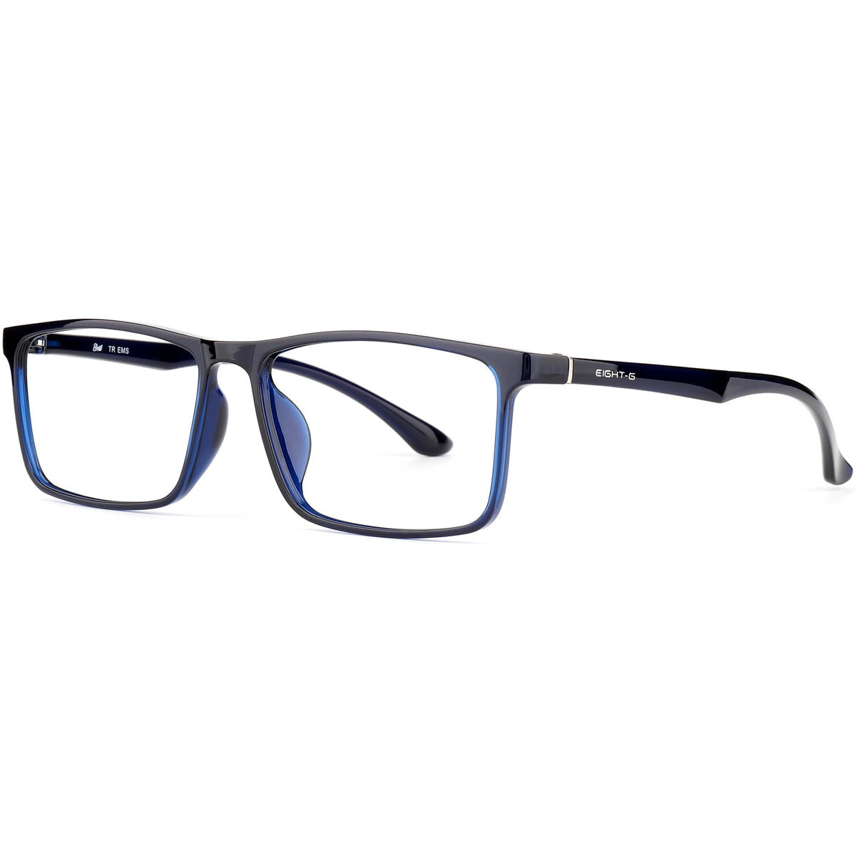 Rectangle Glasses EF1150 - Wide Frames for Men with Larger Heads