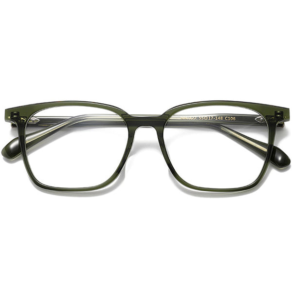 Square Glasses EF1141 - Wide Frames for Men with Larger Heads