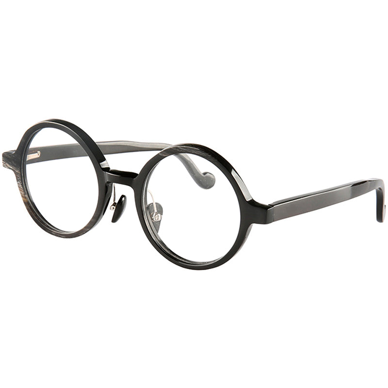Buffalo Horn Round Glasses NJ1155