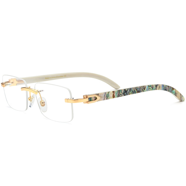 Buffalo Horn Rectangle Glasses BR1309