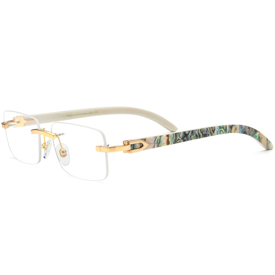Buffalo Horn Rectangle Glasses BR1309