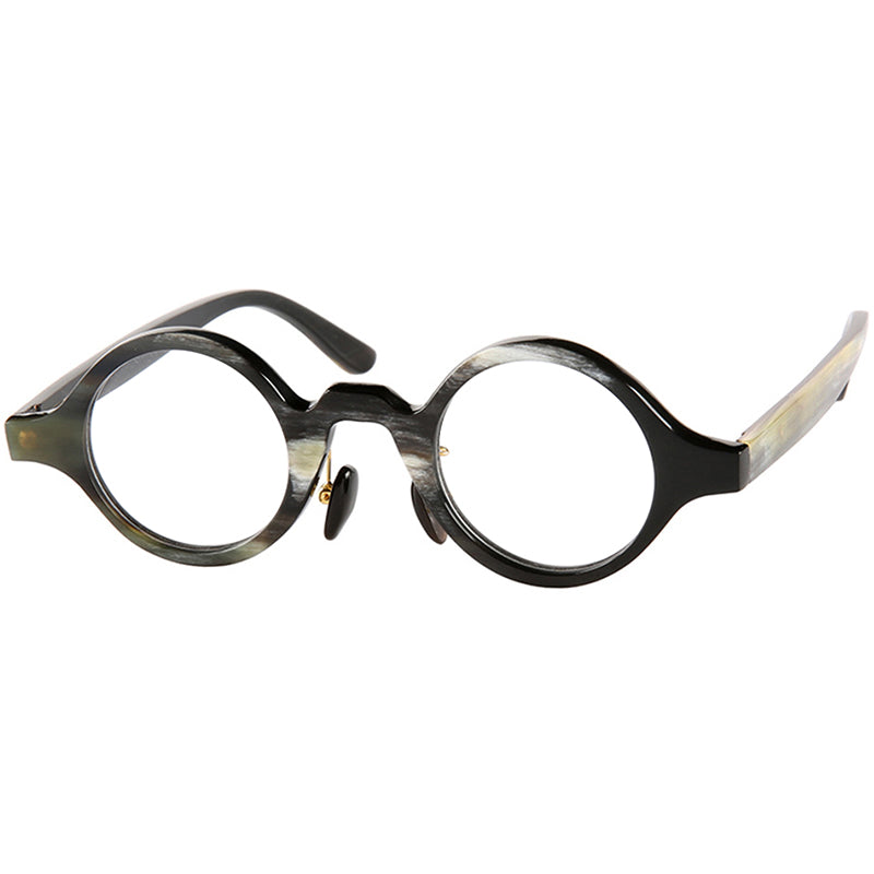 Buffalo Horn Round Glasses NJ1135