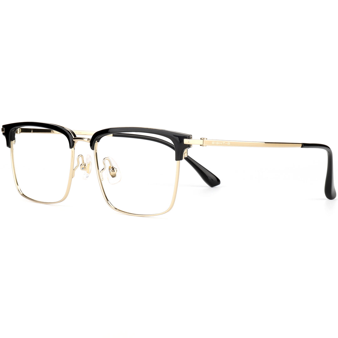 Browline Glasses EF1152 - Wide Frames for Men with Larger Heads