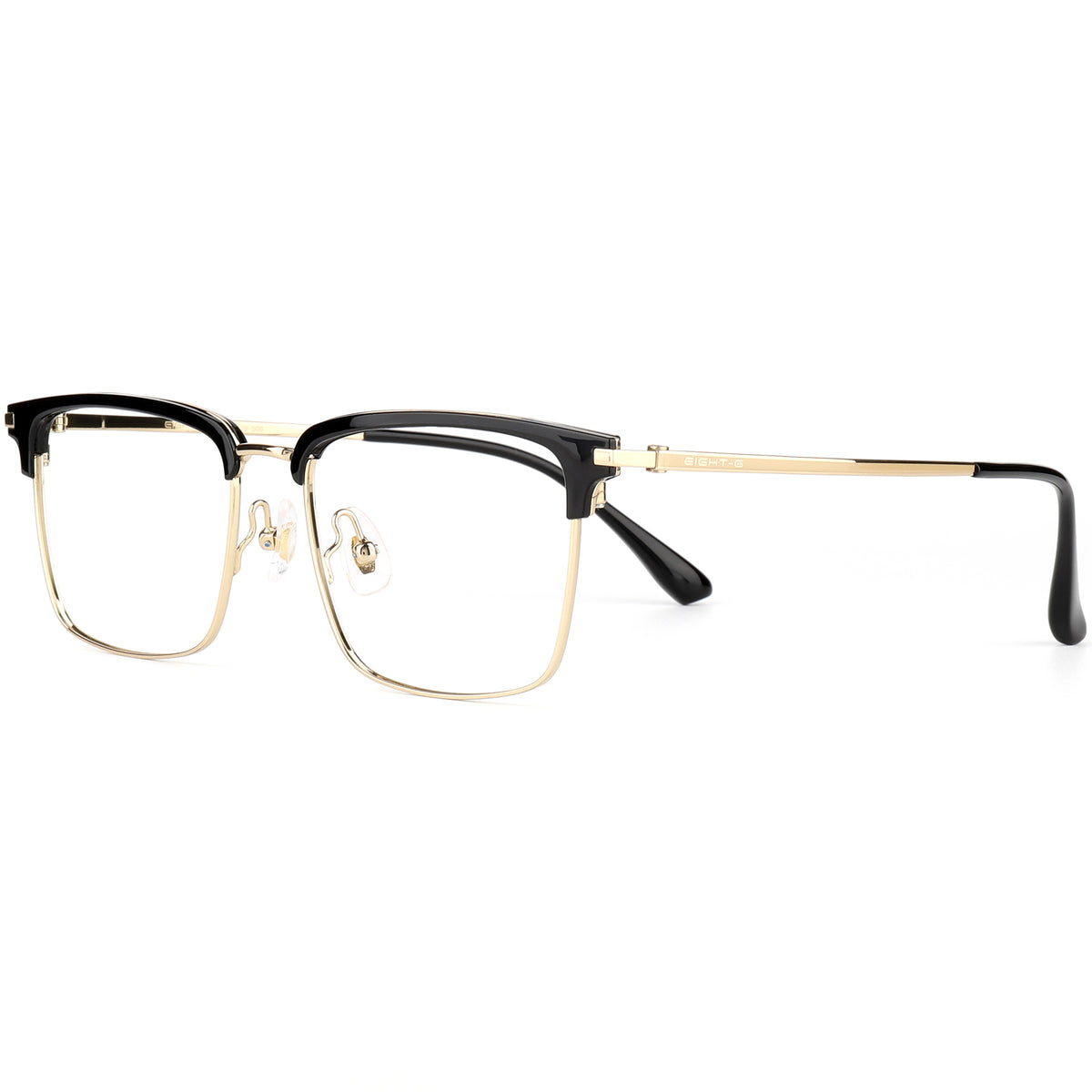 Browline Glasses EF1152 - Wide Frames for Men with Larger Heads