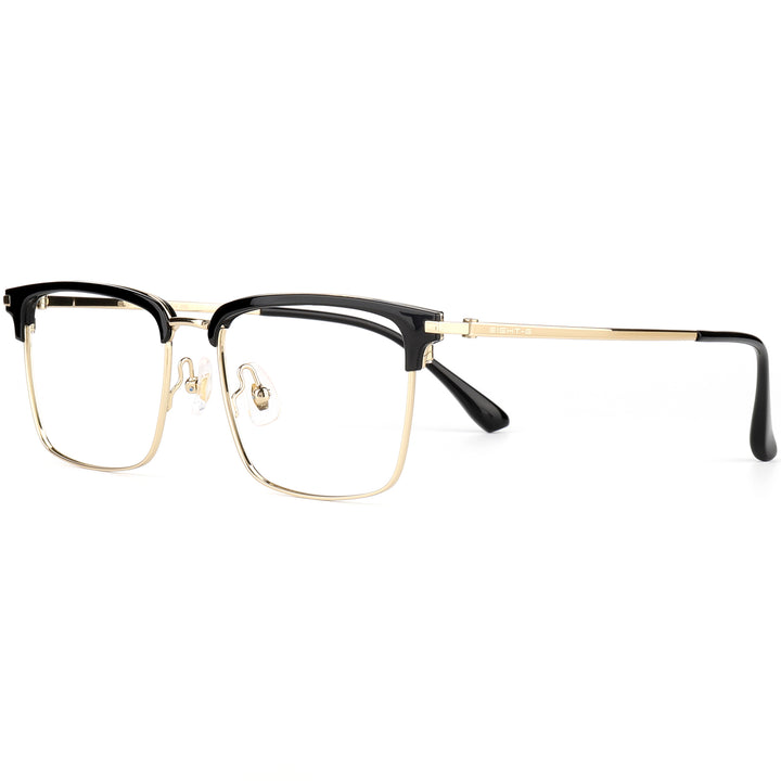 Browline Glasses EF1152 - Wide Frames for Men with Larger Heads