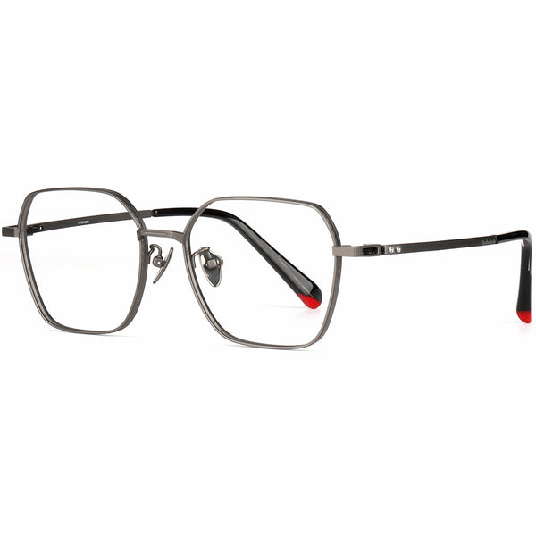 Geometric Glasses EF1164 - Wide Frames For Men With Larger Heads
