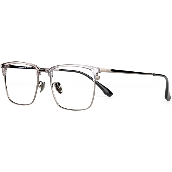 Browline Glasses EF1142 - Wide Frames for Men with Larger Heads
