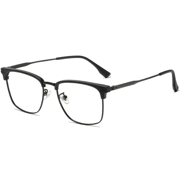 Browline Glasses EF1002 - Wide Frames for Men with Larger Heads