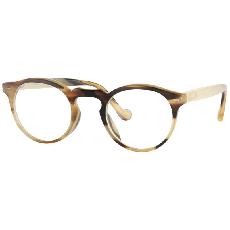 Buffalo Horn Round Glasses NJ1016