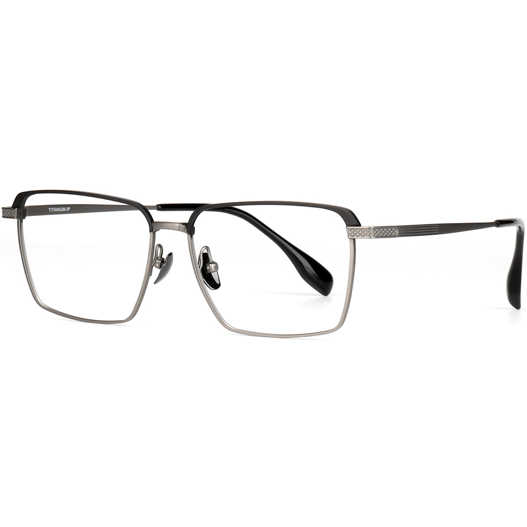 Rectangle Glasses EF1178 - Wide Frames For Men With Larger Heads