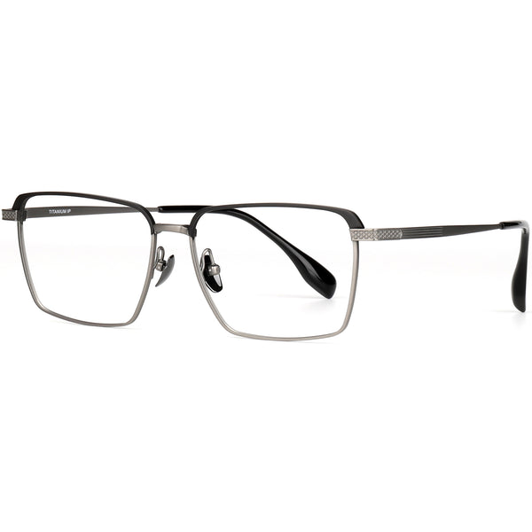 Rectangle Glasses EF1178 - Wide Frames For Men With Larger Heads