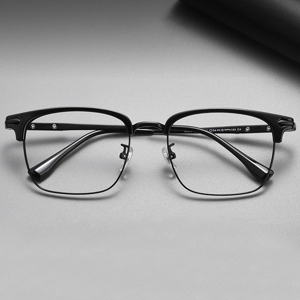 Browline Glasses EF1085 - Wide Frames For Men With Larger Heads