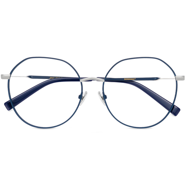 Round Glasses A3878 - Wide Frames for Men with Larger Heads