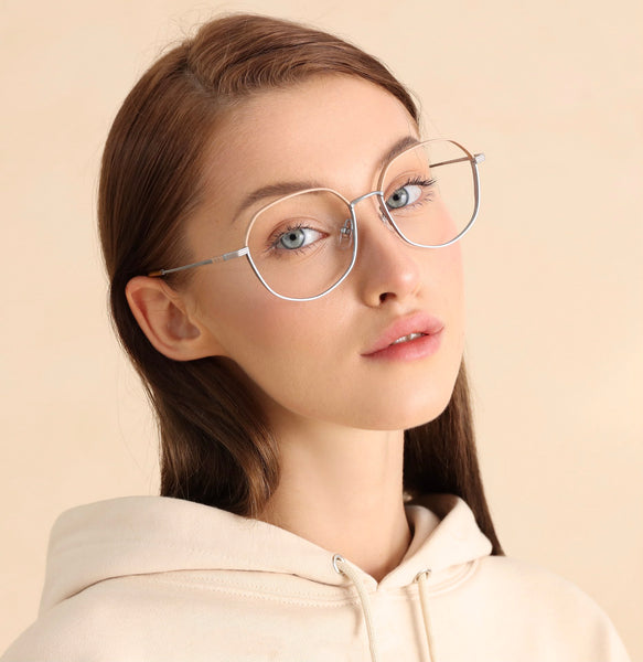 Geometric Glasses MW1262 - Wide Frames for Men with Larger Heads